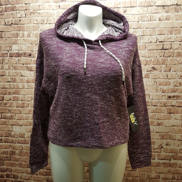 Andrew Marc Tops - Marc New York Performance Purple Hoodie Size L EUC